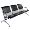 Buy cheap PU Material Black Hospital Waiting Area Chairs Hospital Dedicated from wholesalers