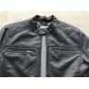 Buy cheap Navy Mens PU Jacket With Suede Detail , Faux Leather Biker Jacket TW73204 from wholesalers