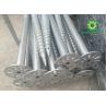 Buy cheap Durable Solar Ground Screws , Solar Panel Metal Ground Screw Flange Plate Steel Material from wholesalers