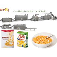 Buy cheap Professional Corn Flakes Production Machine Extruded Maize Flake Machinery product