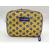 Buy cheap 420D Printing Polyester Travel Cosmetic Bags Yellow Color Customized Logo from wholesalers