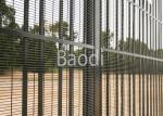 Black Security Mesh Fencing 76.2mm X 12.7mm , Easily Assembled Airport Security