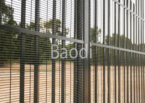 Buy cheap Black Security Mesh Fencing 76.2mm X 12.7mm , Easily Assembled Airport Security Fencing from wholesalers
