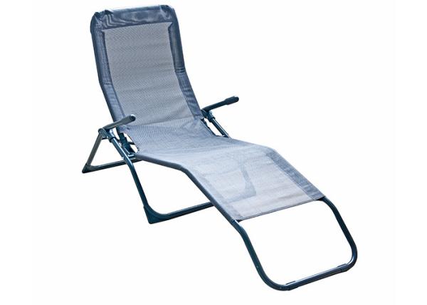 Buy cheap Steel Tube Foldable Sun Lounger , Outdoor Beach Lounge Chairs from wholesalers