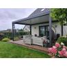 Buy cheap Waterproof Louver Blade Roof Awning Waterproof Aluminum Frame Pergola Awnings from wholesalers