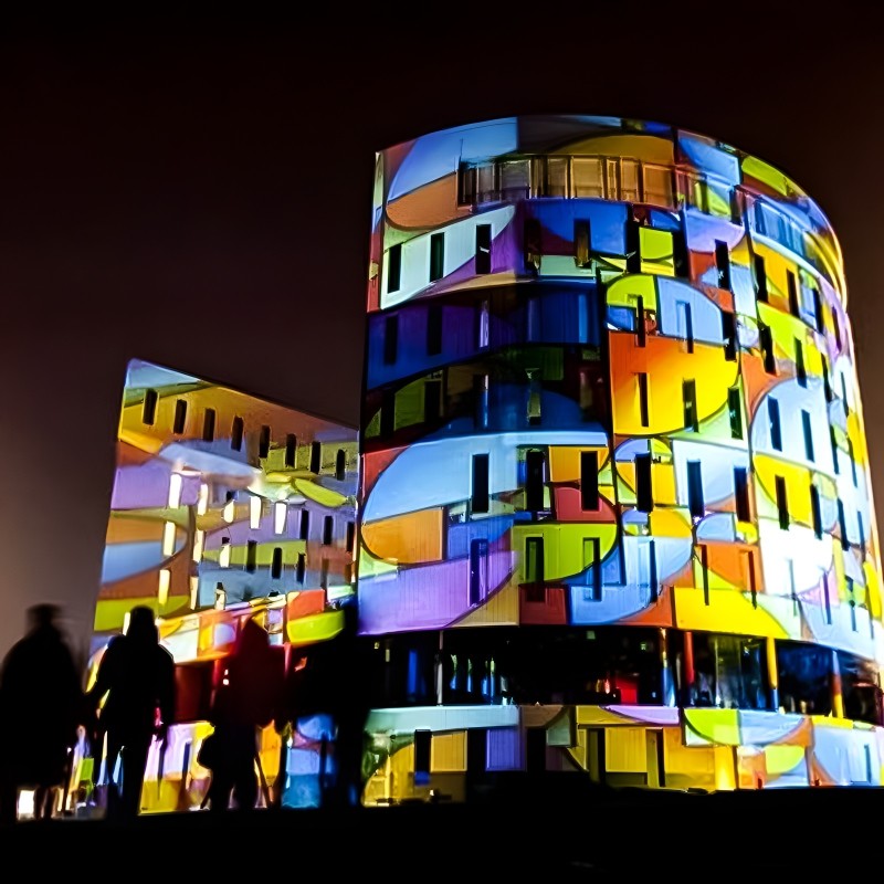 Buy cheap 8500 LM Interactive Projection Mapping Outside Immersive Projection Mapping from wholesalers