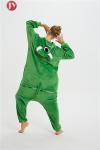 Wholesale Polyester Fluffy Flannel Fleece kigurumi onesie pajamas Custom animal