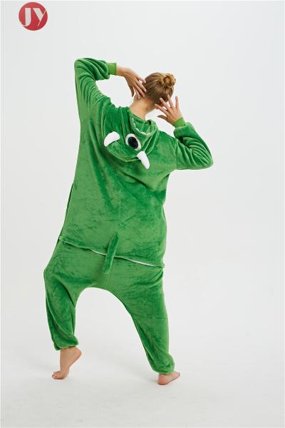 Wholesale Polyester Fluffy Flannel Fleece kigurumi onesie pajamas Custom animal