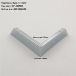 Living Room Chrome Furniture Parts 190mm L Shaped Metal Sofa Leg