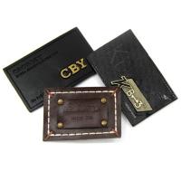 Buy cheap Clothing Tags Jeans Embossed Leather Patch Labels No Hidden Fees product