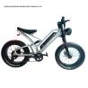 Buy cheap Front Fork Suspension 20 Inch Electric City Bike For Urban Commuters 48V Ebike from wholesalers