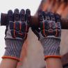 Buy cheap 13 Gauge Heavy Duty Gardening Gloves Sandy Nitrile Coated TPR 4X43CP Impact Resistant Touchscreen Safety from wholesalers