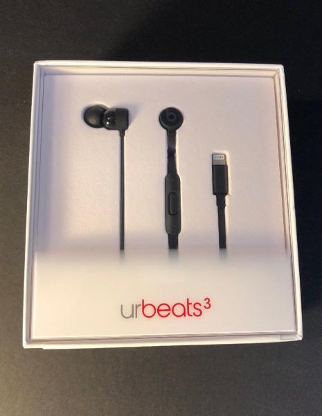 Buy cheap Beats by Dr Dre urBeats 3 Matte BLACK Edition [ Lightning Connector ] NEW from wholesalers