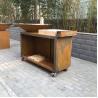 Buy cheap 1330mm Corten Steel BBQ Grill CE Wood Burning Bbq Grill Camping from wholesalers