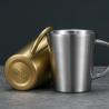 Buy cheap 300ml BPA Free Stainless Steel Cup Insulated Metal Coffee Mug With Handle from wholesalers