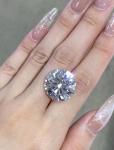Certified Synthetic Diamonds Round Brilliant Cut Diamond 1-5CT Cvd white