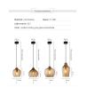 Buy cheap LED Glass Hanging Light Bedside Table Chandelier For Living Room Dining Bar Pendant Lamps(WH-GP-93) from wholesalers