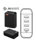 Home Use Smart USB Wall Charger AC 100V-240V 40W Over Charge Protection
