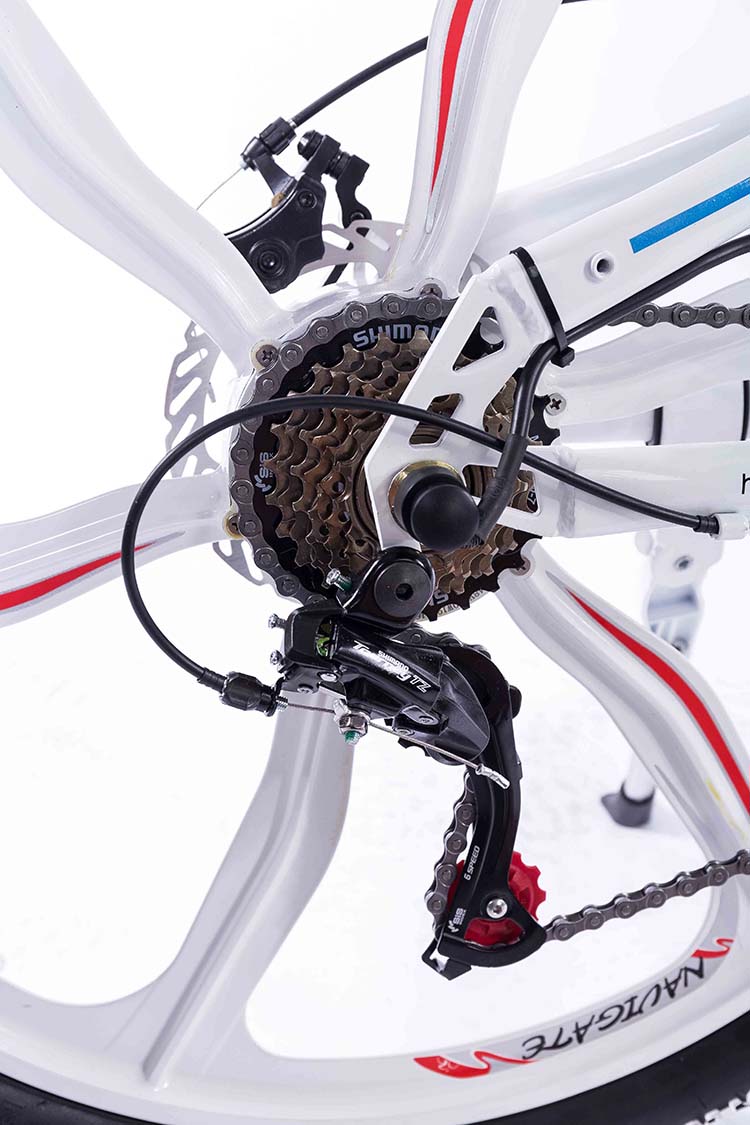 Aluminum Alloy Folding Electric E Bike Wear Resistant Steel Suspension Frame