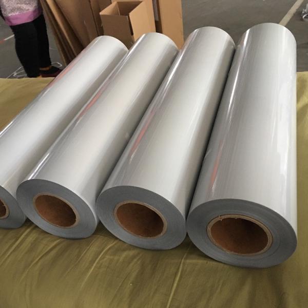 Buy cheap Factory Direct Supply Cheap PET Black Heat Transfer Film Reflective Vinyl Roll For T Shirts from wholesalers