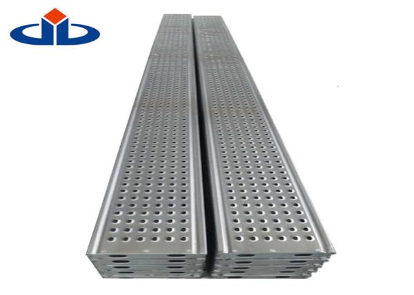 Quality Durable Silver Steel Scaffold Planks 730 - 3070 Mm Length 6 Years Life Span for sale