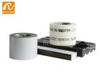 Medium Adhesive Aluminium Protective Film Black / White Color With UV-Resistance