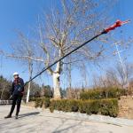 25FT Carbon Fiber Electric Pole Chain Saw for Commercial Landscaping Easy