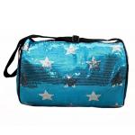 Red Sequin Travel Duffel Bags With Adjustable Shoulder Strap Strong Tank