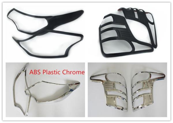 Buy cheap Professional Head and Tail Lamp Molding for Mitsubishi Triton L200 2015 Black or Chromed from wholesalers