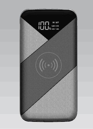 Buy cheap ABS 10000mAh Polymer Battery Dual USB Wireless Charger Power Bank from wholesalers