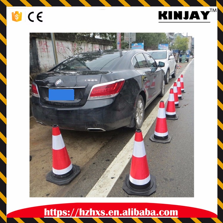 2017 Hot Selling Rubber Made Reflective Road Traffic Safty Cones