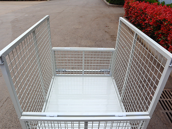 Collapsible Stackable Stillage Cage With Powder Coating And Galvanized Corrosion Resistance