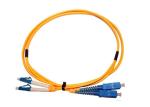 G652D Single Mode Fiber Optic Cable LC-SC Patch Cord Duplex 0.9mm 2mm 3mm