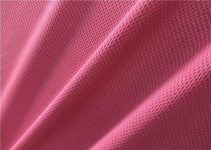 Bird Eye Sports Mesh Fabric 100% Polyester For Tracksuit Weft Knitted