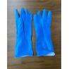 Buy cheap M50g Spray Flocklined Kitchen Washing Gloves Blue Color from wholesalers