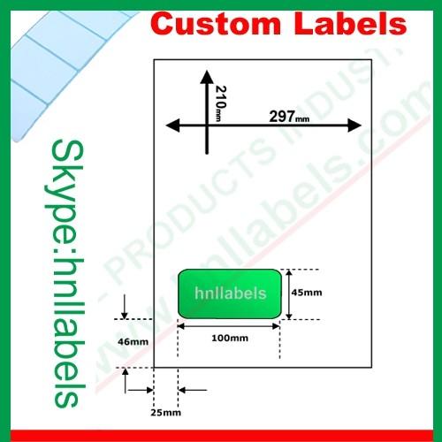 Buy cheap Integrated Labels EU Version Type06 100mm"*45mm" Laser Sheet from wholesalers