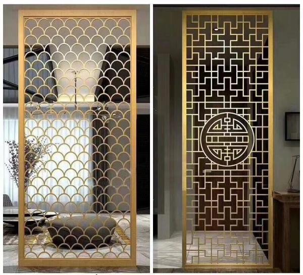Buy cheap Home Art Deco Stainless Steel Partition Metal Modern Polished from wholesalers