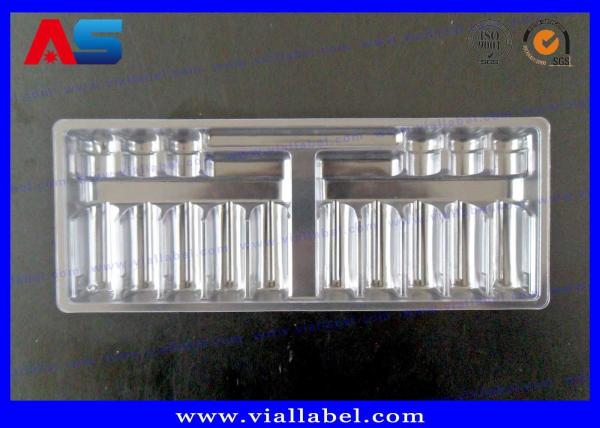 Buy cheap On Sale ! Transparent 10 2ml Vials PET Plastic Blister Tray packaging Free Shipping from wholesalers