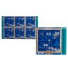 Buy cheap Fr4 UL 94v-0 Rohs Ro 4350B Blue pcb RFID With Microwave Soldermask 0.634mm from wholesalers