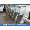 Buy cheap Modern White Wood Countertop Jewelry Display Cases 450 X 450 X 1250MM from wholesalers