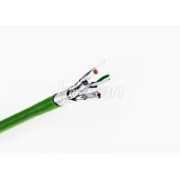 Buy cheap PVC Jacket 0.51mm Bare Copper Cat6a Patch Cables , Round Shape Cat6a Shielded product