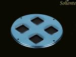 Warehouse Light Plastic Round LED Lens Cover High Efficiency 80Watt 157mm