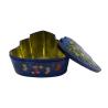 Buy cheap Christmas Tree Shape Cookie Tin Box Glossy Finish Holiday Cookie Tin from wholesalers