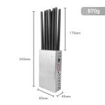 Vehicle Car 12 Channel Jamming Cell Phone 2G 3G 4G 5G Jammer GPS GSM VHF UHF