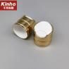 Buy cheap Luxury Cosmetic Gold Aluminum Press Disc Top Cap 28/410 Metal Shell For Shampoo Bottle from wholesalers