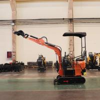Buy cheap 8.2kw Home Mini Hydraulic Excavator With Telescopic Track Frame Rubber Track product