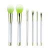 Buy cheap Green Eco Friendly Makeup Brush Set Soft Bristle Plastic Professional Eye Makeup Brush Set from wholesalers