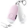 Buy cheap 130mAh 3.2 Ounces Personal Security Keychain Alarm With Flashlight USB Charging 72*38*18mm from wholesalers