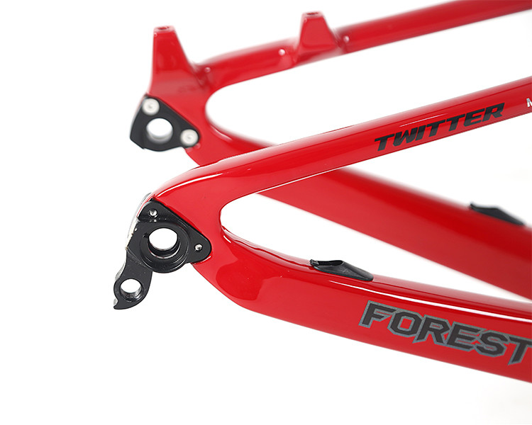 15"17" 19" Carbon Fiber Full Suspension MTB Frame With DNM Rear Shox