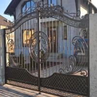 Buy cheap Outdoor Garden Wrought Iron Fence Courtyard Entry Gates Easily Assembled product